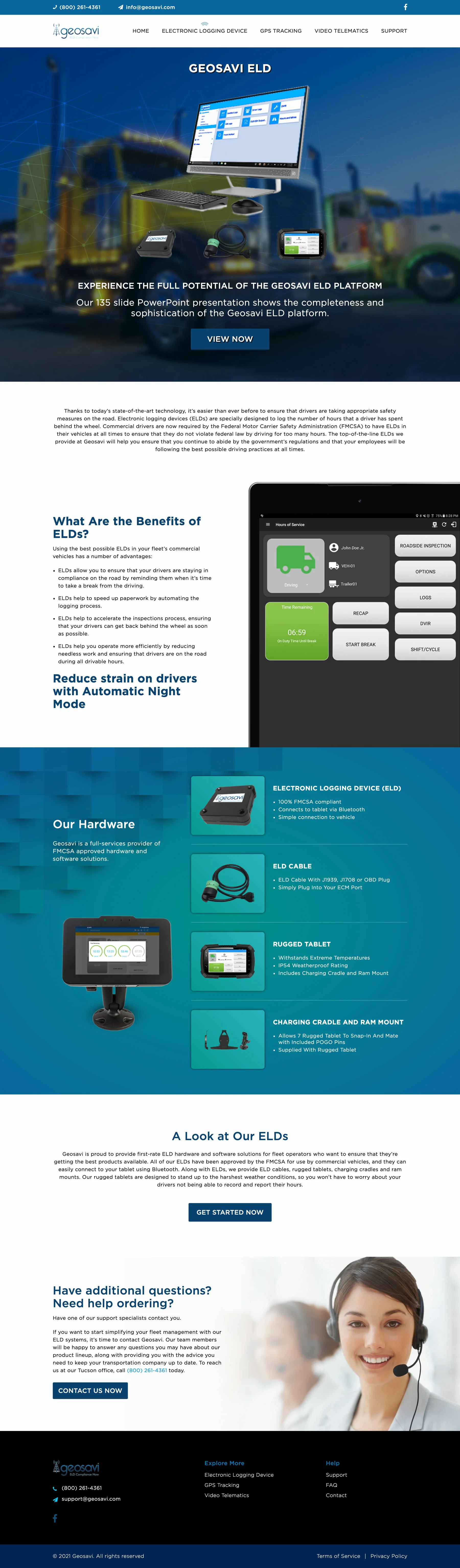 Geo Savi ELD - Dallas Web Design