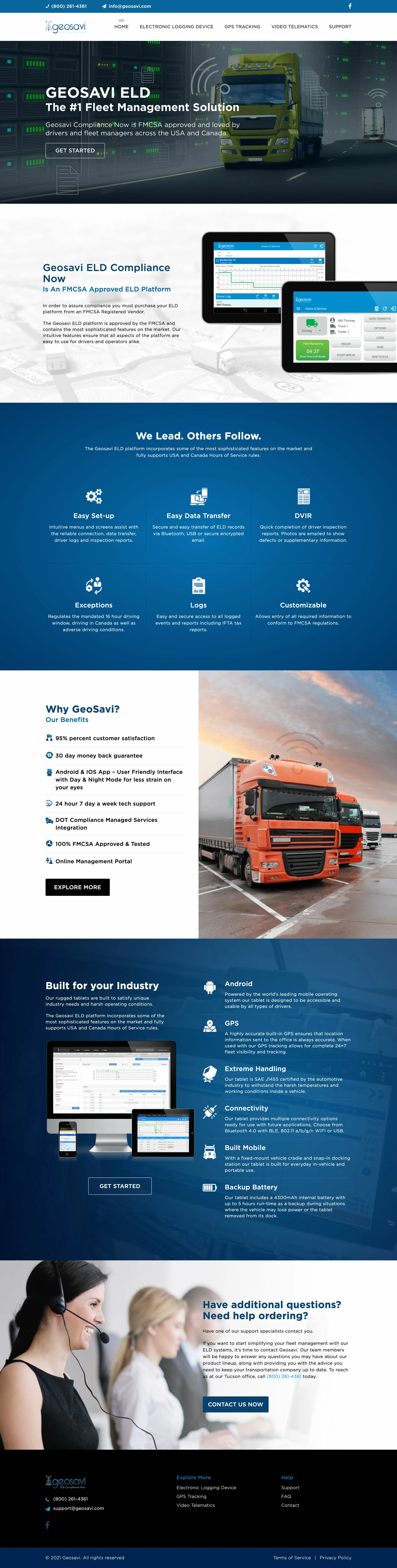 Geo Savi ELD - Dallas Web Design