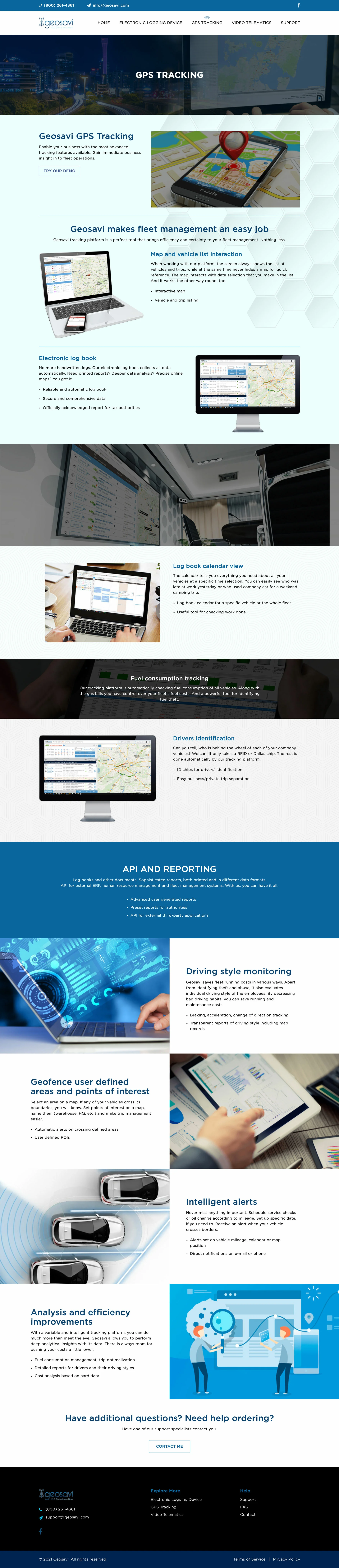 Geo Savi ELD - Dallas Web Design