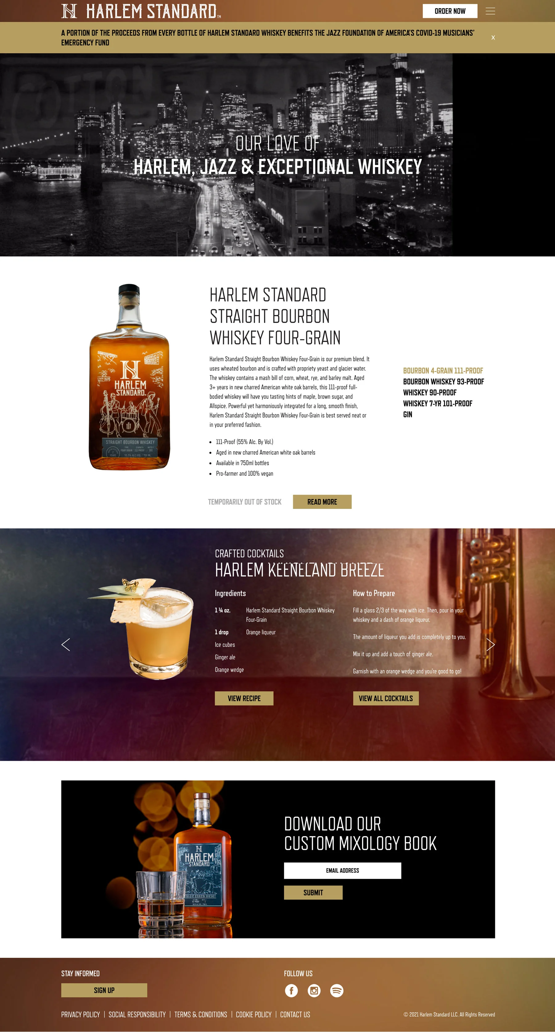 Harlem Standard - Dallas Web Design