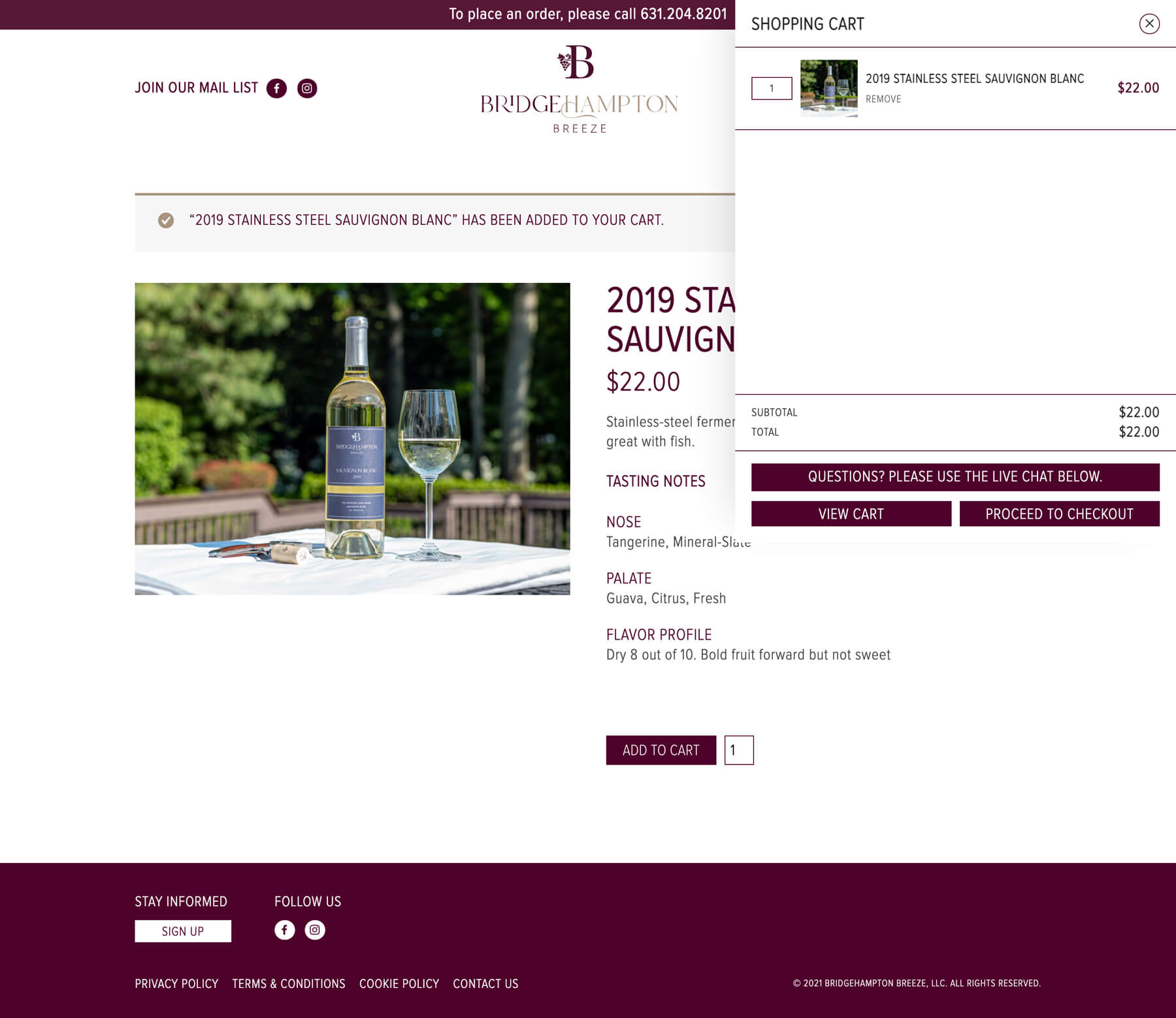 Bridgehampton Breeze - Dallas Web Design