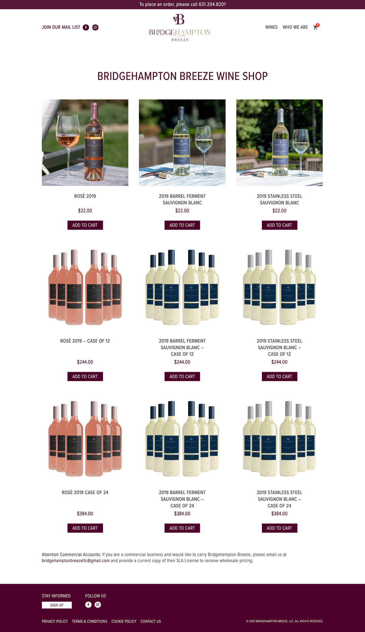Bridgehampton Breeze - Dallas Web Design