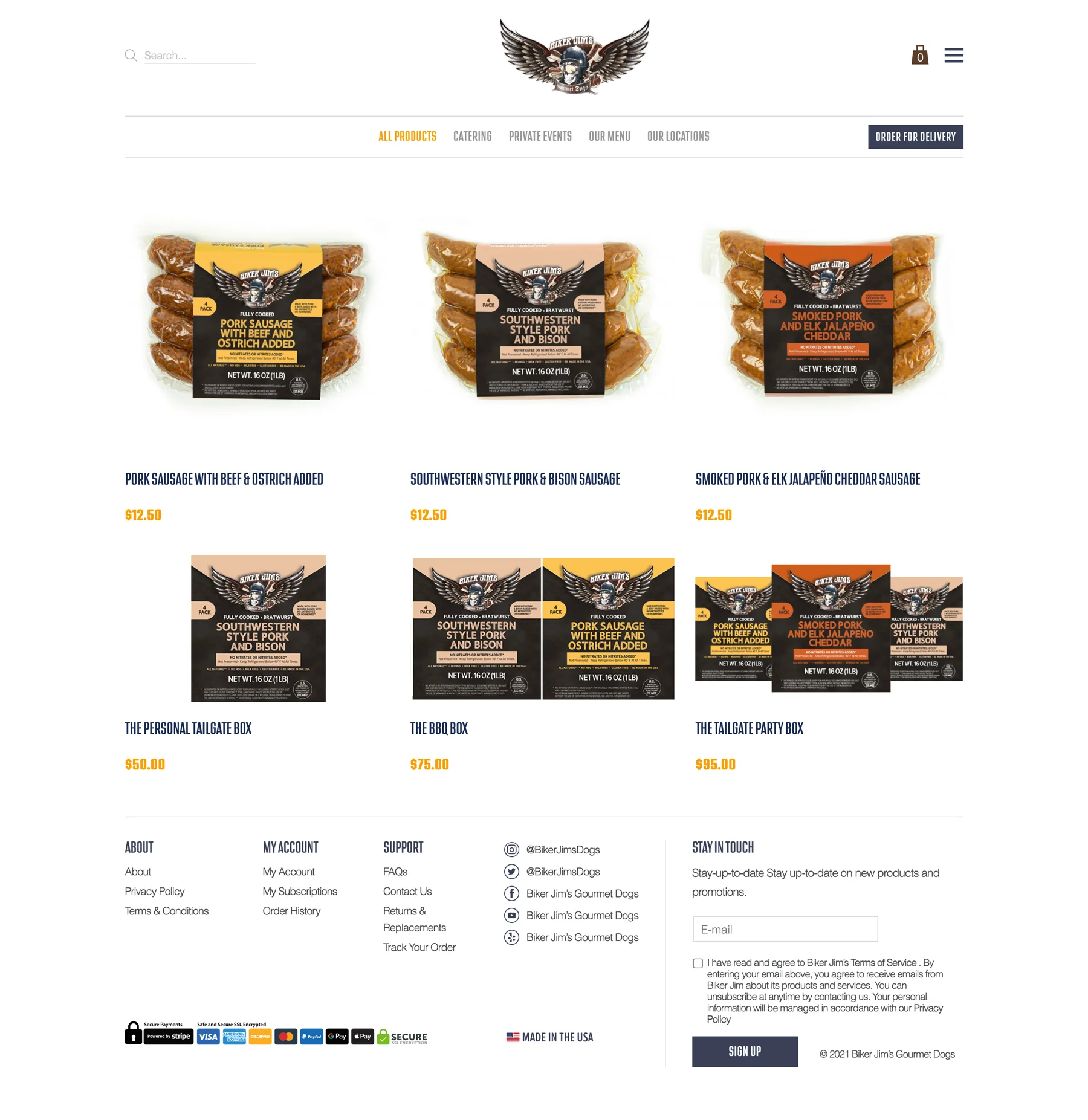 Biker Jim’s Restaurant - Dallas Web Design
