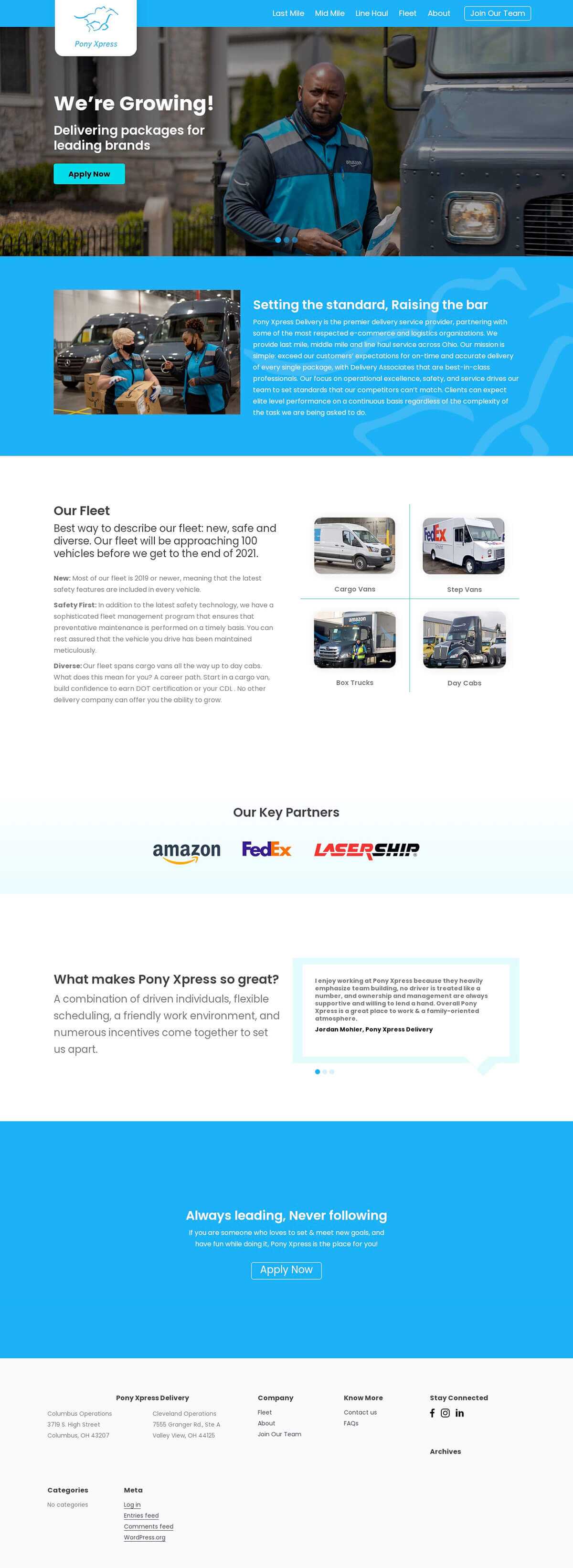 Pony Xpress Delivery